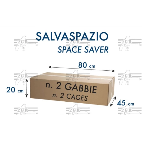 2GR Cage D'élevage Pliable "CORTINA" 120x40x40 Cm - Image 4