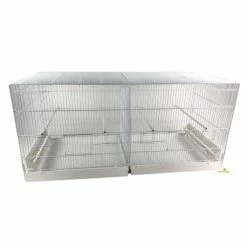 Domus Molinari Cage Domus-Molinari 120x50x58cm Laquée En Blanc