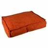 Duvo Coussin Rectangulaire Velvet Concrete Rouge/blanc L - 97x68x18,5cm
