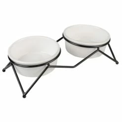 Duvo Dinner Set Stone Up Zigzag Blanc/noir - 280ml - 29x13,2x7,8cm