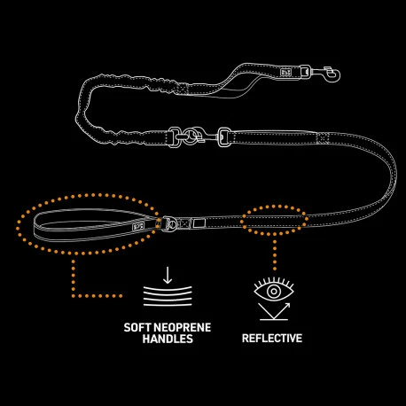 Explor Laisse 2in1 Classic Vert 180cm - 16mm - Image 3