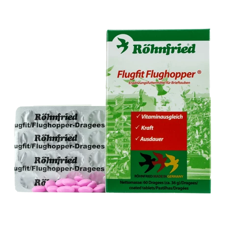Röhnfried Flugfit Flughopper 60Tabs (vitamines - Puissance - Endurance)