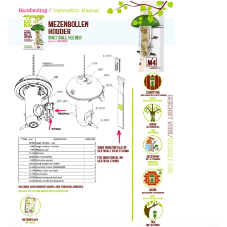 Mangeoire Lona M4 - Vert - Image 2