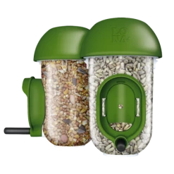 Mangeoire Lona "Voersilo D1 Duo" - Vert