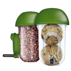 Mangeoire Lona "Voersilo D2 Combi" - Vert