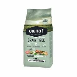 OWNAT PRIME Grain Free Adult Sans Céréales Au Poulet & Dinde Pour Chien Adulte 3kg