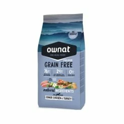 OWNAT PRIME Grain Free Senior Sans Céréales Au Poulet & Dinde Pour Chien âgé 3kg