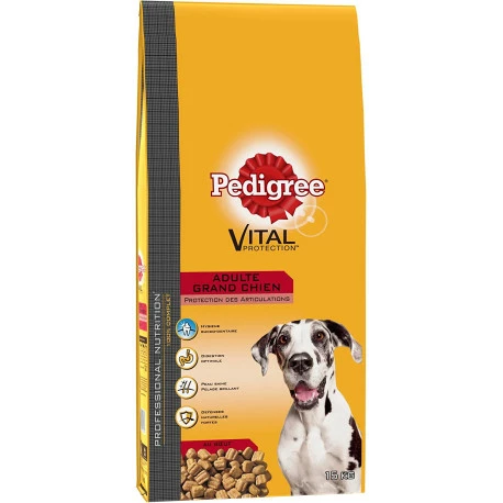 PEDIGREE Professional Nutrition Au Bœuf Pour Grand Chien Adulte 15kg