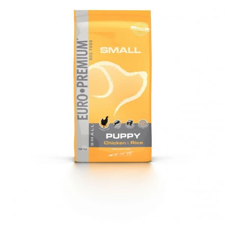 Euro Premium Small Puppy Chicken & Rice 12kg